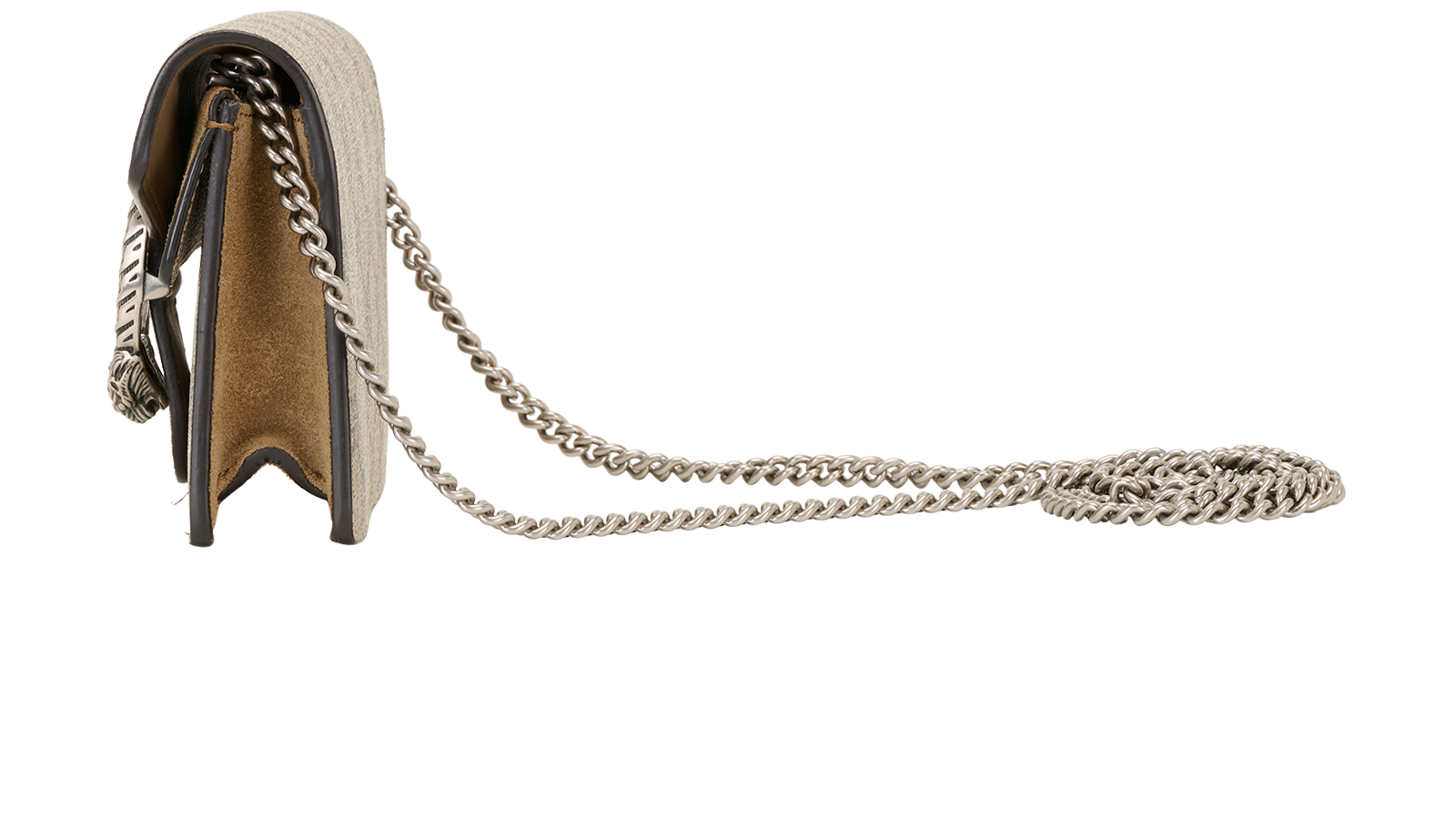 Super Mini Dionysus, &pound;620, Handbags, Beige, Canvas/Suede, Bottom view